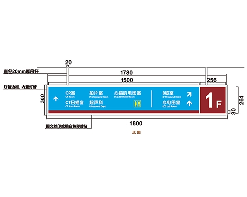 天津过道导视牌